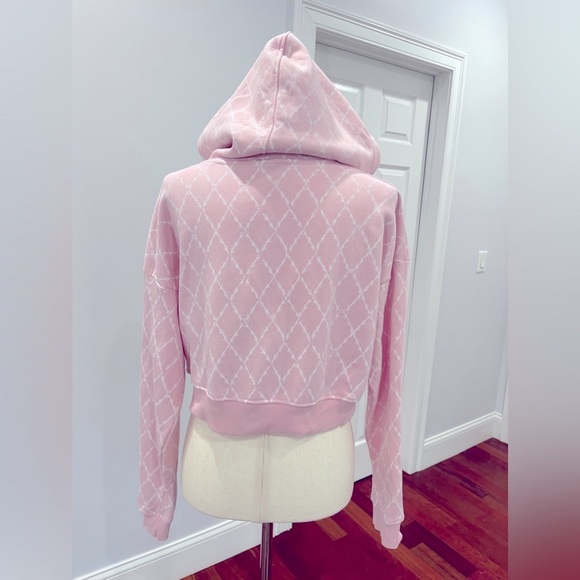 Roadies all over print hoodie in pink - Picture 8 of 10